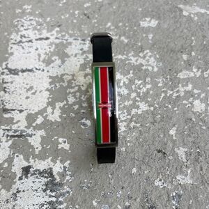Silicone rubber Kenya flag bracelet